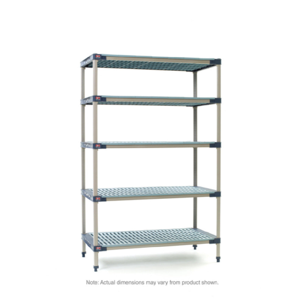 Metro 5X367G4 MetroMax® 4 Starter Shelving Unit 60"W X 18"D X 74"H Rust Proof