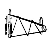 Klinger's Trading SSCHROME-18 Single Wall Bracket For 18"D Shelf Chrome Finish (sold Each)