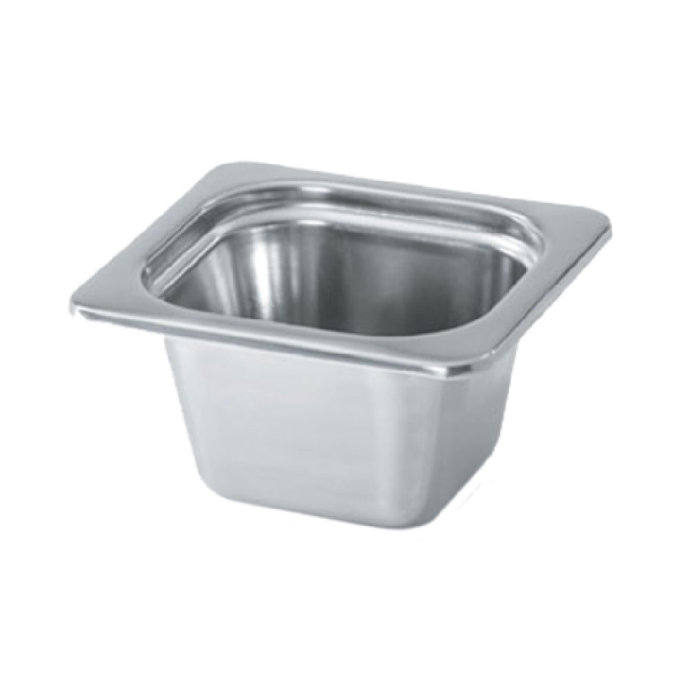 Vollrath 8266220 Miramar™ Decorative Pan 1/6 Size 6-1/2"W X 7"D X 6"H