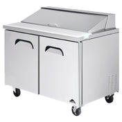 Akita AST-48 Salad / Sandwich Prep Table Two-section 48-3/10"W