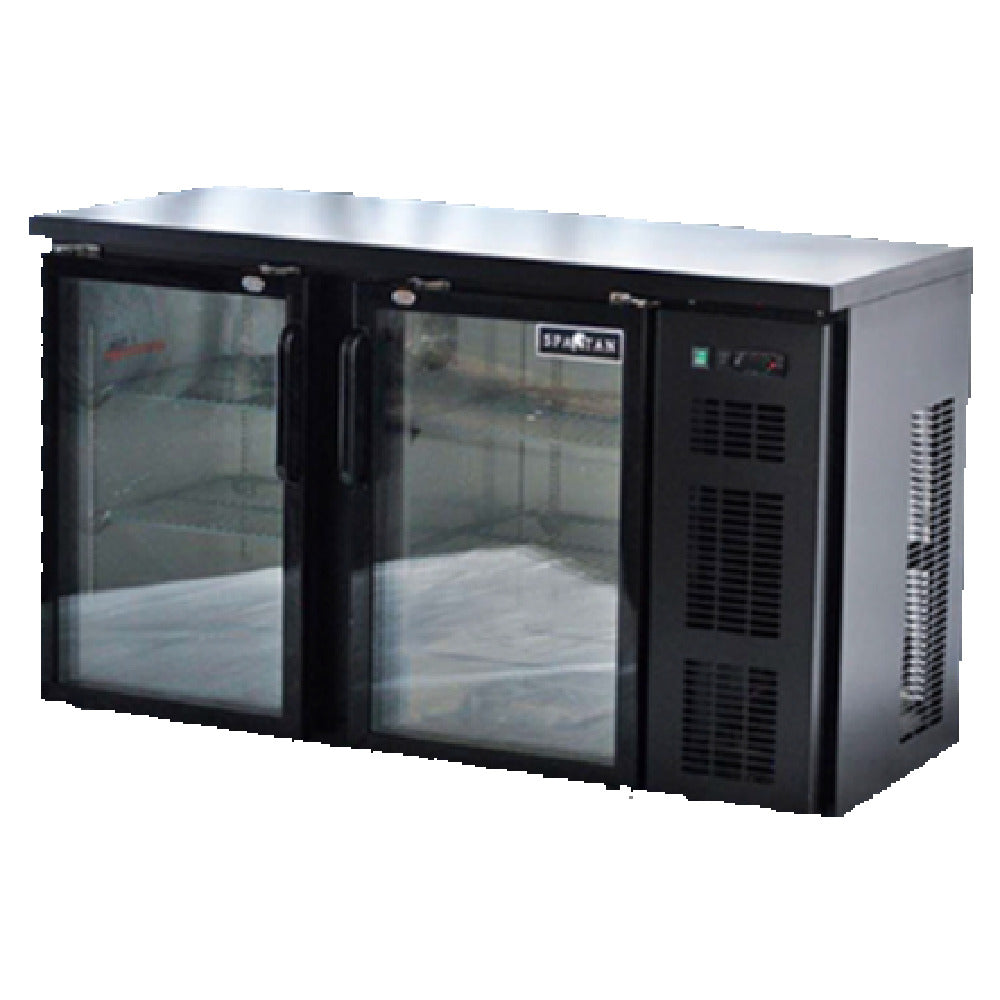Spartan SGBBB-58-SL Refrigerated Back Bar Cooler Shallow Depth 57.6"