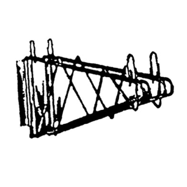 Klinger's Trading SDCHROME-14 Double Wall Bracket For 14"D Shelf Chrome Finish (sold Each)