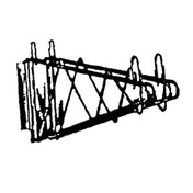 Klinger's Trading SDCHROME-18 Double Wall Bracket For 18"D Shelf Chrome Finish (sold Each)