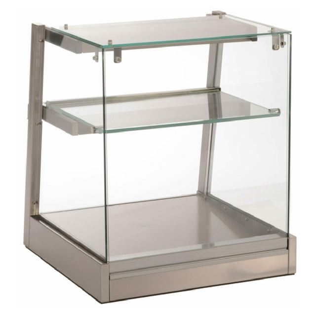 Antunes DCH-500-9500720 Heated Display Cabinet Squared Front Edge Two Tiers