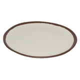 GET Enterprises P-90-CRM Pottery Market™ Dinner Plate 9" Dia. Small