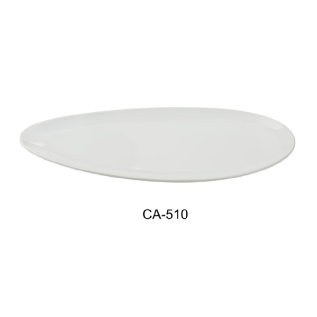 Yanco CA-510 Cambria Plate 5"W X 10-1/4"D X 3/4"H Leaf Shape