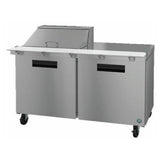 Hoshizaki SR60B-12M - Steelheart Series Mega Top Refrigerator, Reach-in, Two-section
