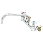 T&S Brass B-0290-AM Sink Mixing Faucet Wall Mount 8" Adjustable Centers