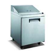 Admiral Craft USSL-1D U-STAR Salad/Sandwich Refrigerated Prep Table 27"W 1-section