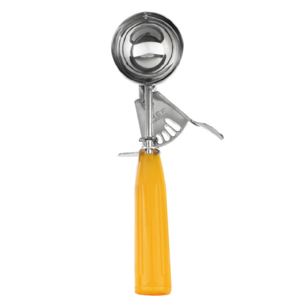Empura 225314 - Disher, 1.625 Oz / #20 Thumb Press - Yellow Handle, Chef Approved