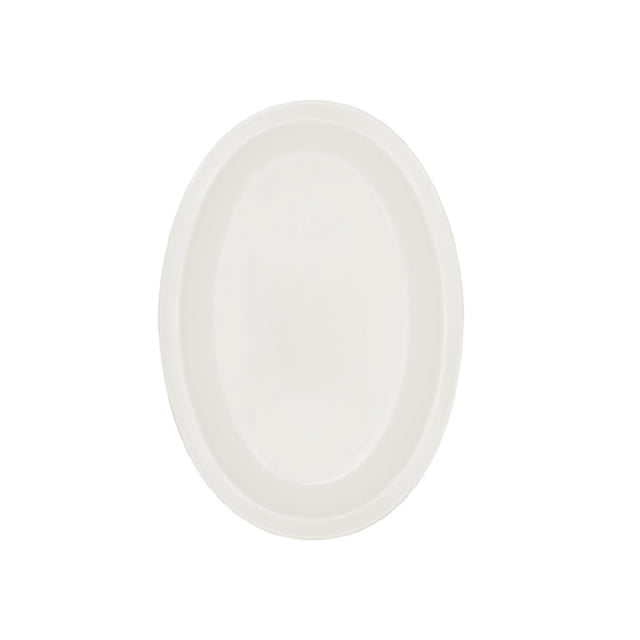 CAC China MLDNR-13 Dwight Oval Platter 11.5"W X 8"D X 1"H Narrow Rim(Sold By Case)