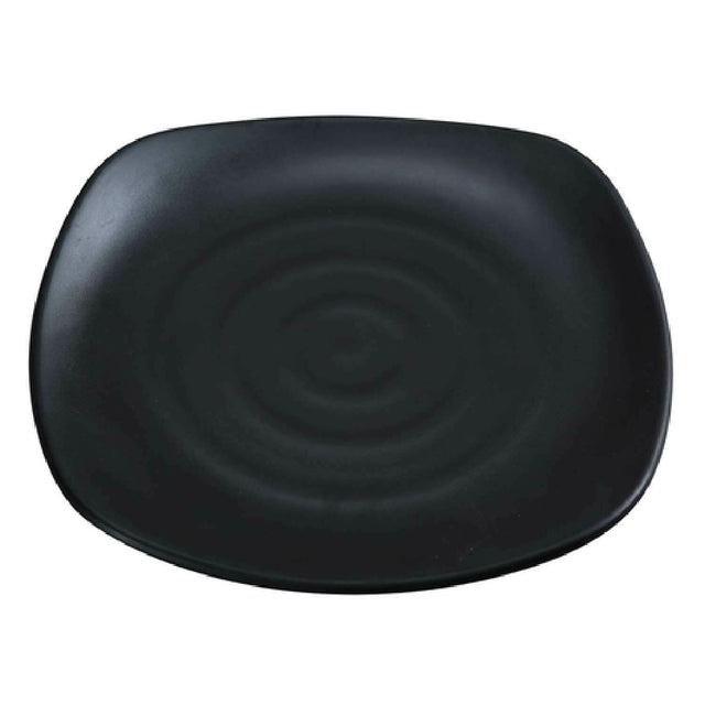 Yanco BP-1113 Black Pearl Plate 13-1/4"L X 13-1/4"W Square