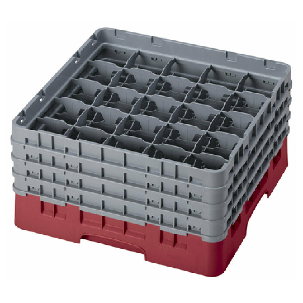 Cambro 25S800416 Camrack® Glass Rack With (4) Soft Gray Extenders Full Size