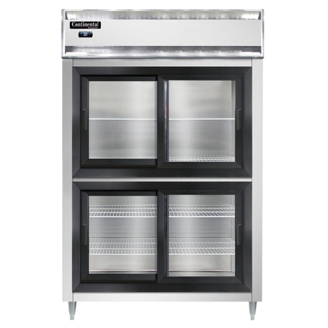 Continental Refrigerator D2RNSASGDHD Designer Line Refrigerator Reach-in Two-section