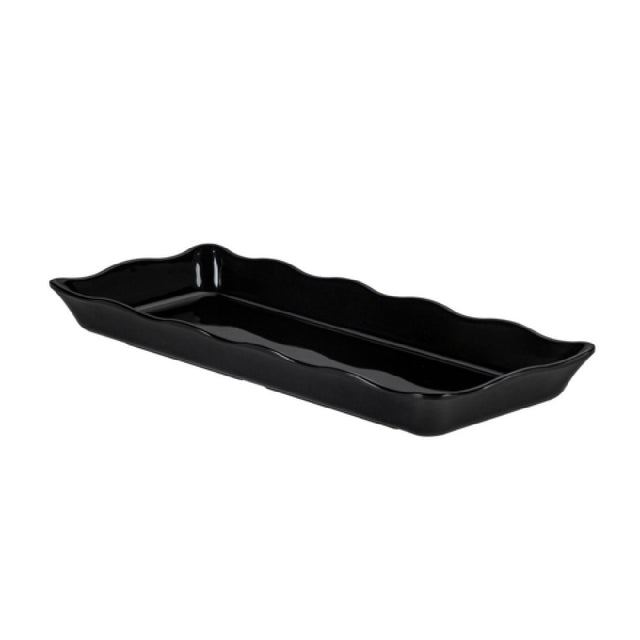 CAC China MLSC-RT151-K Platter 14"W X 5-3/4"D X 1-1/2"H Rectangular