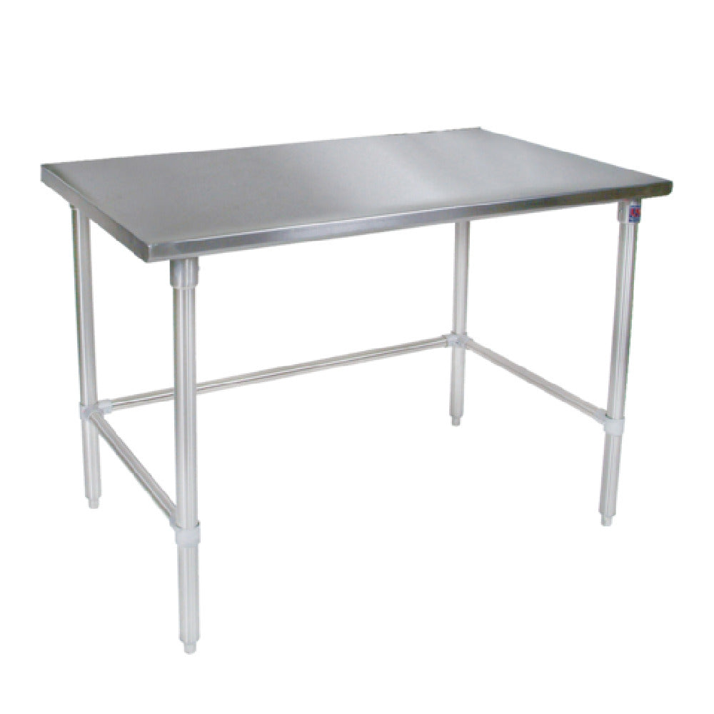 John Boos ST4-2436SBK Work Table 36"W X 24"D 14/300 Stainless Steel Flat Top