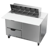 Beverage Air SPED48HC-10C-2 Sandwich Top Refrigerated Counter Two-section 48"W