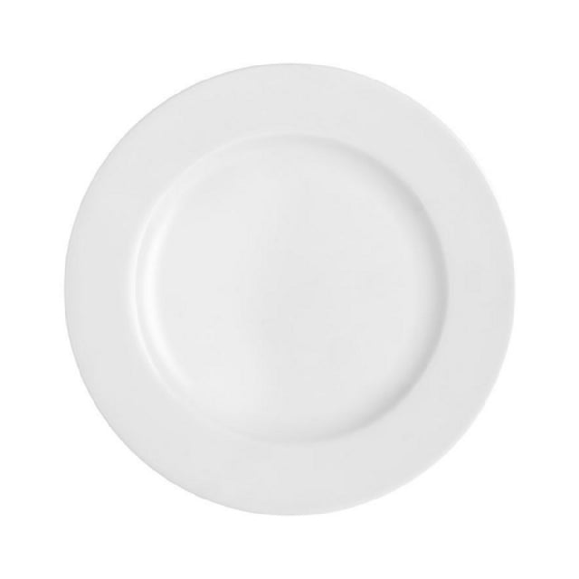 Arc Cardinal FP359 Arcoroc Aluminite Universal Rim Plate (D:10.25'') High Alumina Porcelain