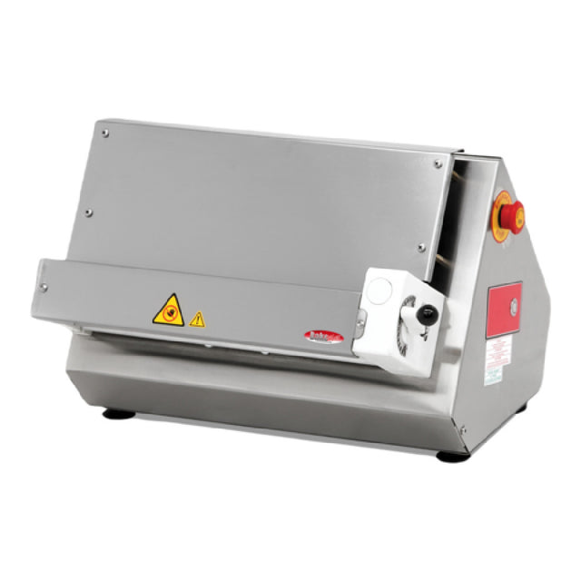 BakeMax BMHA05 Single Pass Dough Sheeter Countertop 17.6”W X 15.7”D X 14.4”H