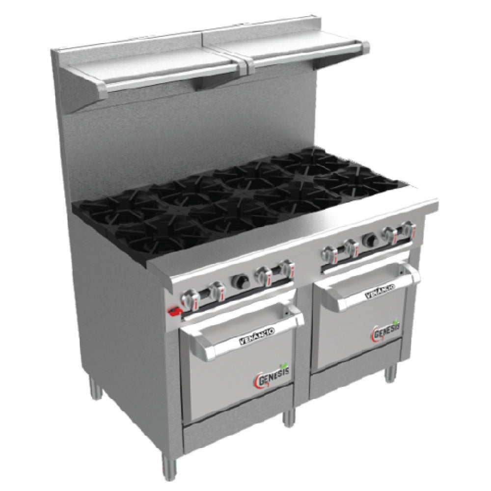 Venancio G722ST-72B_LP Genesis Series Restaurant Range Gas 72"W