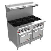 Venancio G722ST-72B_LP Genesis Series Restaurant Range Gas 72"W