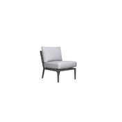 Plantation Prestige Commercial Furniture 8810200-025402 Acadia Middle Section Gunmetal Grey Finish