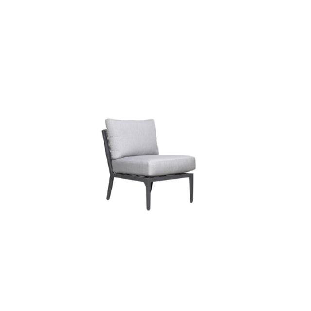 Plantation Prestige Commercial Furniture 8810200-025402 Acadia Middle Section Gunmetal Grey Finish