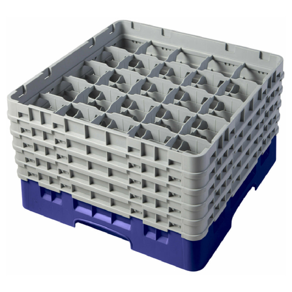Cambro 25S958186 Camrack® Glass Rack With (5) Soft Gray Extenders Full Size