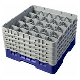 Cambro 25S958186 Camrack® Glass Rack With (5) Soft Gray Extenders Full Size