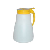 Vollrath 4864-18 Dripcut® Syrup Server 64 Oz. White Polyethylene Jar With Graduated Markings