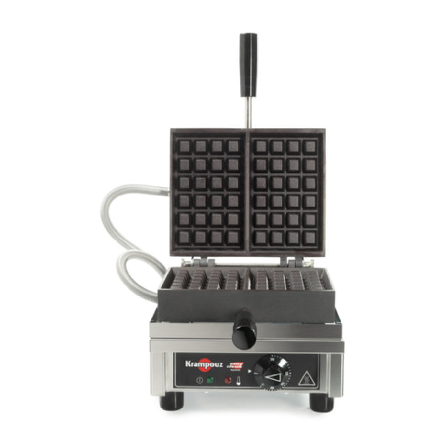 Eurodib WECCBCAS Krampouz Waffle Maker 4x6 Brussels 90° Opening