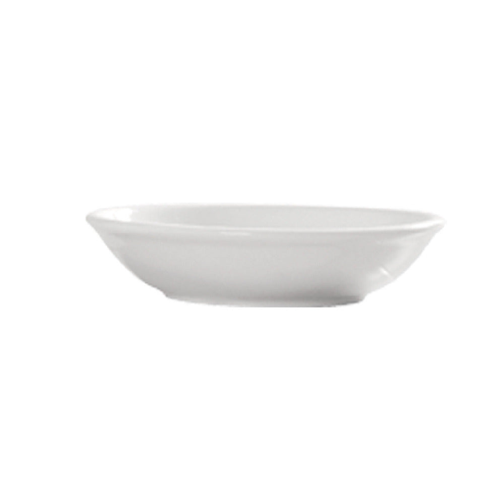 CAC China 101-44 Lincoln Sauce Dish 3-3/4" Dia. X 1-1/8"H Round