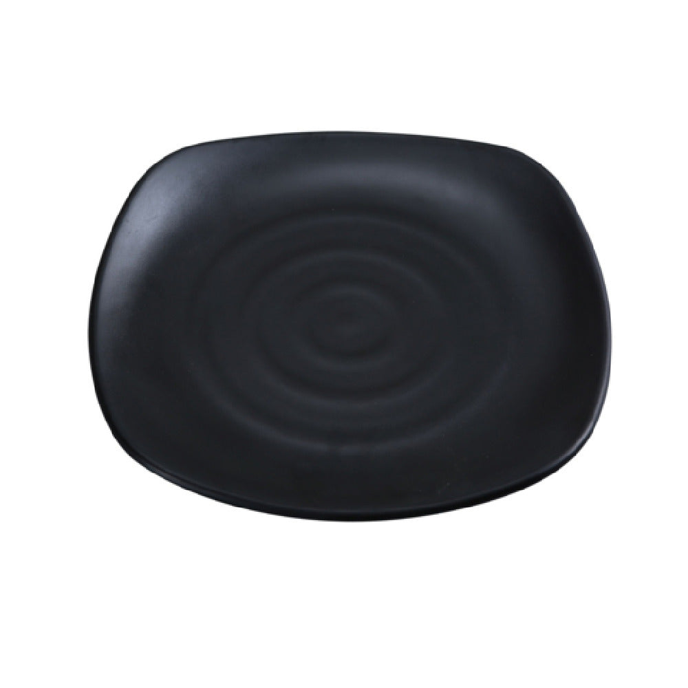 Yanco BP-1109 Black Pearl Plate 9"L X 9"W Square