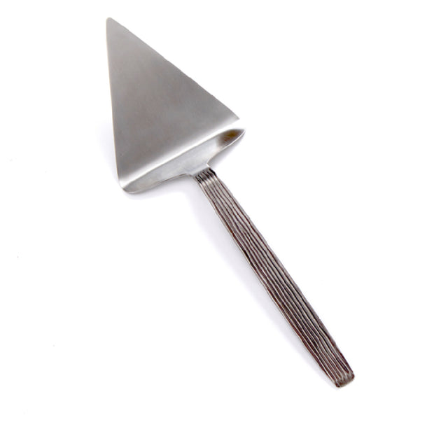 American Metalcraft WVAP Pie Server 12-1/4"L Wavy Aged Stainless Steel