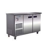 Empura E-KBB60-2-27-S - Back Bar Cooler, 2 Swing Solid Doors, 58 3/4"W X 27 5/8"D X 42 1/2"H