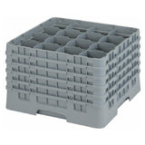 Cambro 16S1058151 Camrack® Glass Rack With (5) Soft Gray Extenders Full Size