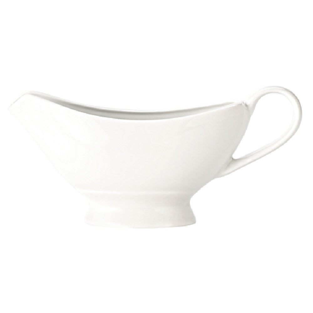 Libbey 999333904 (Formerly Syracuse China) Sauce Boat 7 Oz. 7-1/4" X 3-1/2"H