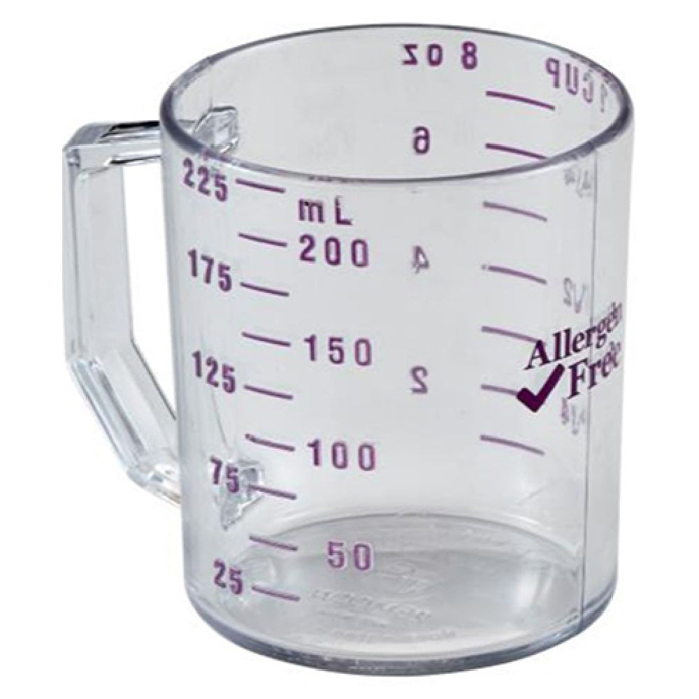 Cambro CAM25MCCW441 1 Cup Measuring Cup Allergen Free