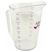 Cambro 400MCCW441 4 Qt Measuring Cup Allergen Free