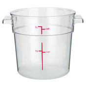 Winco PCRC-1 Food Storage Container 1 Qt. 5-1/8" X 6-3/8" X 4-7/8"H