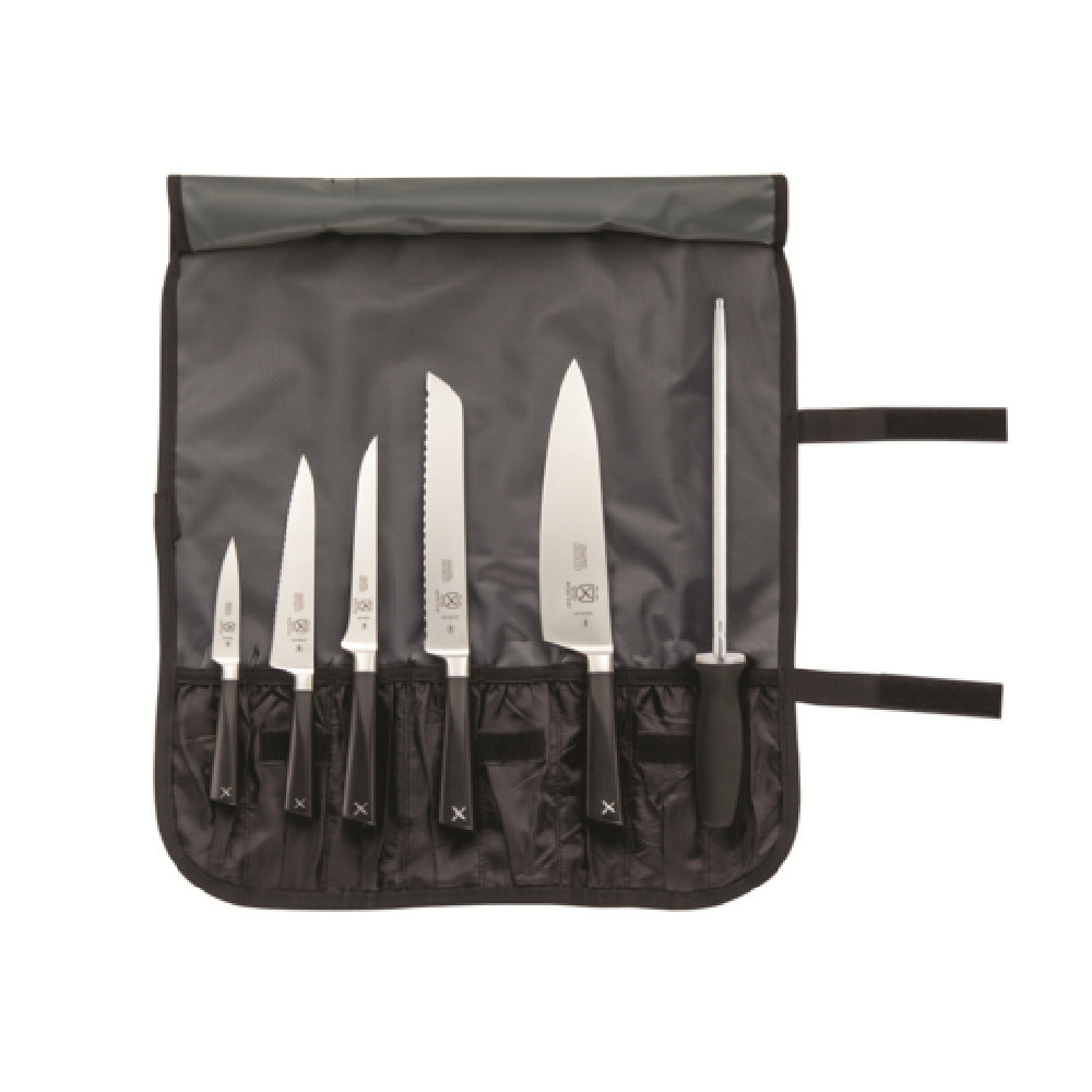 Mercer M21830 - ZüM® Knife Roll Set, 7-piece, Includes: (1) 3" Paring Knife