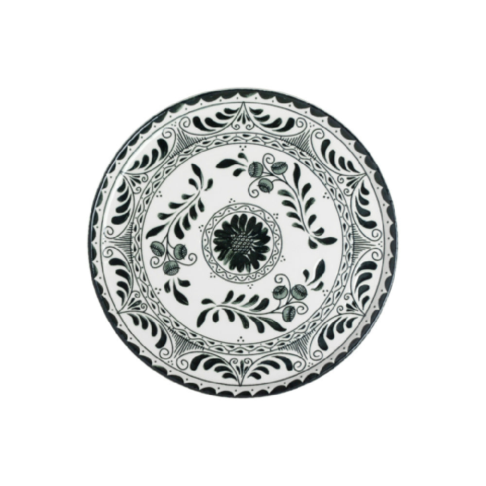 Steelite A101P802 Plate 9.0" Talavera Motiva Black