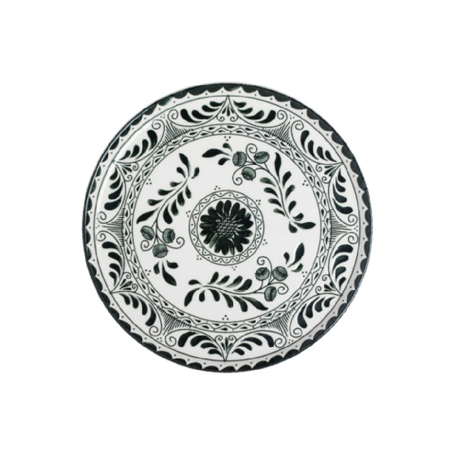 Steelite A101P802 Plate 9.0" Talavera Motiva Black