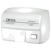Royal ROY DRY 2200ES - Hand Dryer, 12-3/4"L X 8-3/8"W X 7"H, Wall Mounted