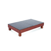 Service Ideas 15A01521 Ze Pe Buffet Serving Tray 20.8"D X 12.8"W X 5"H Display 22"
