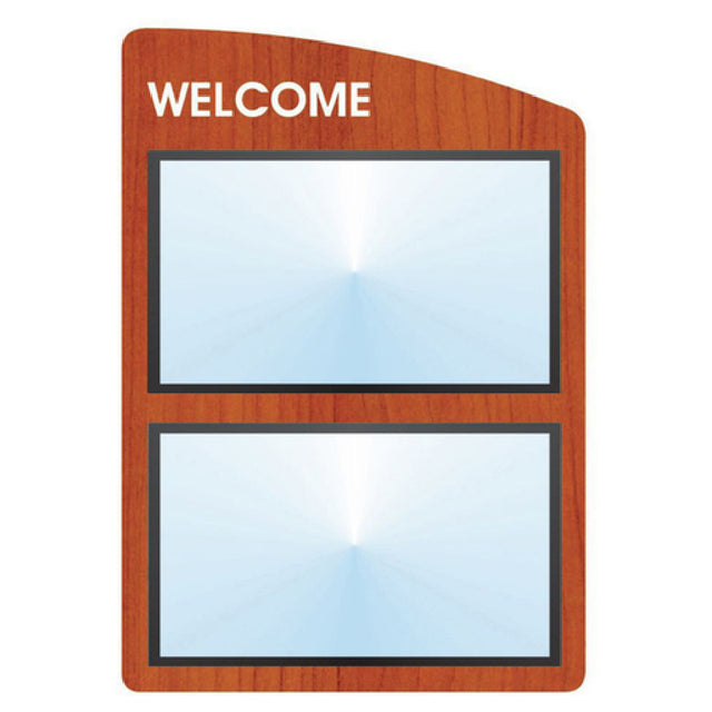 Hubert 35806 - Menu Board, 2-pocket, Wall-mount