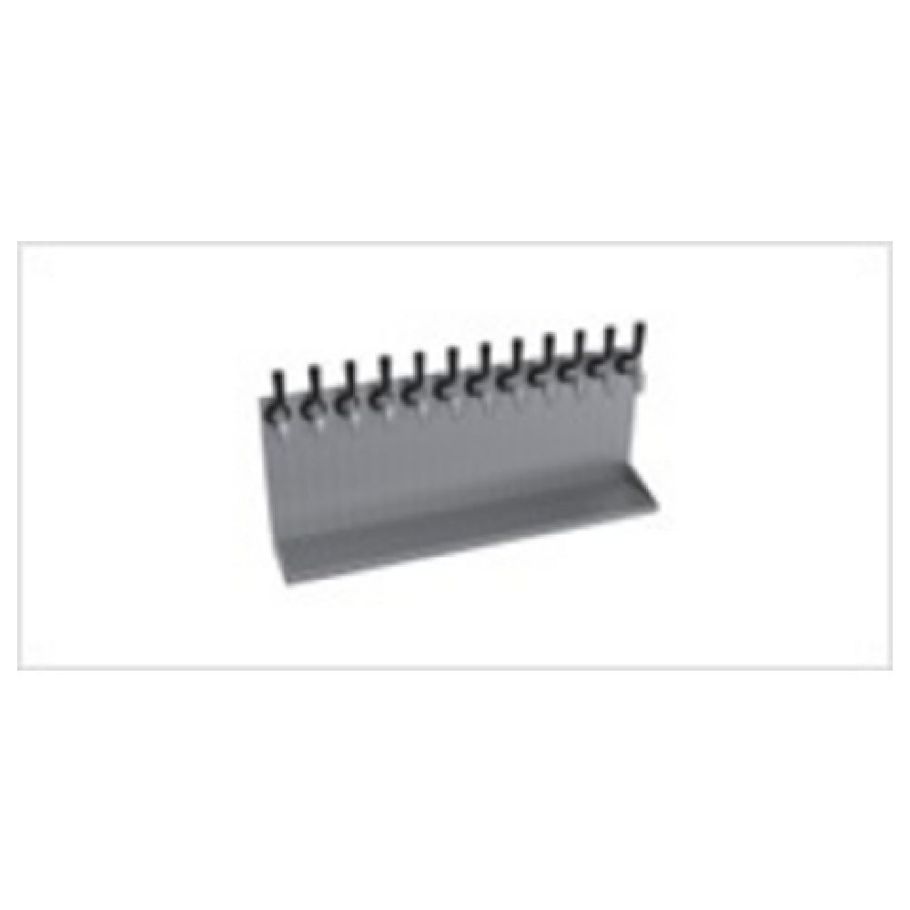 Krowne KWMDT-14S Krowne Wall Mounted Drip Tray Fourteen Faucets Handles And Faucets Not Included