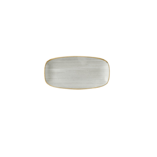 Churchill China SRGYXO111 - Grey Chefs Oblong Plate, 11 3/4X6 ", Ceramic