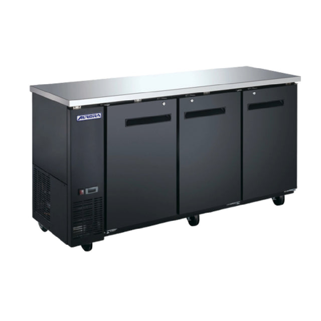 Omcan 59061 (BB-CN-0020E-SH) Aurora Refrigerated Back Bar Cooler Reach-in