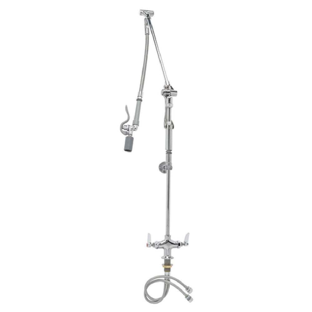 T&S Brass B-0117 Pre-Rinse Unit Deck Mount Single Hole Mixing Faucet